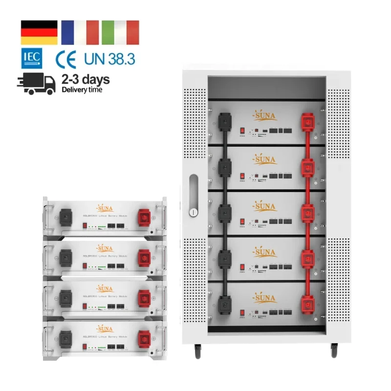 Rack Mounted Lithium ion Battery 48V 20KWH 15KWH 10KWH 5KWH Deep Cycle Solar Lithium Battery for Home