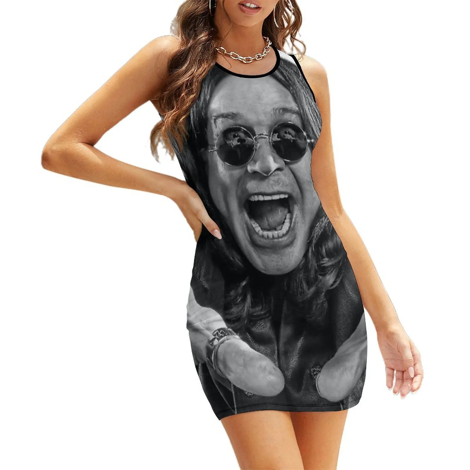 

Ozzy Osbourne RIP Sleeveless Sundress summer clothes summer dress womens 2025 summer dress woman 2025 Dress woman