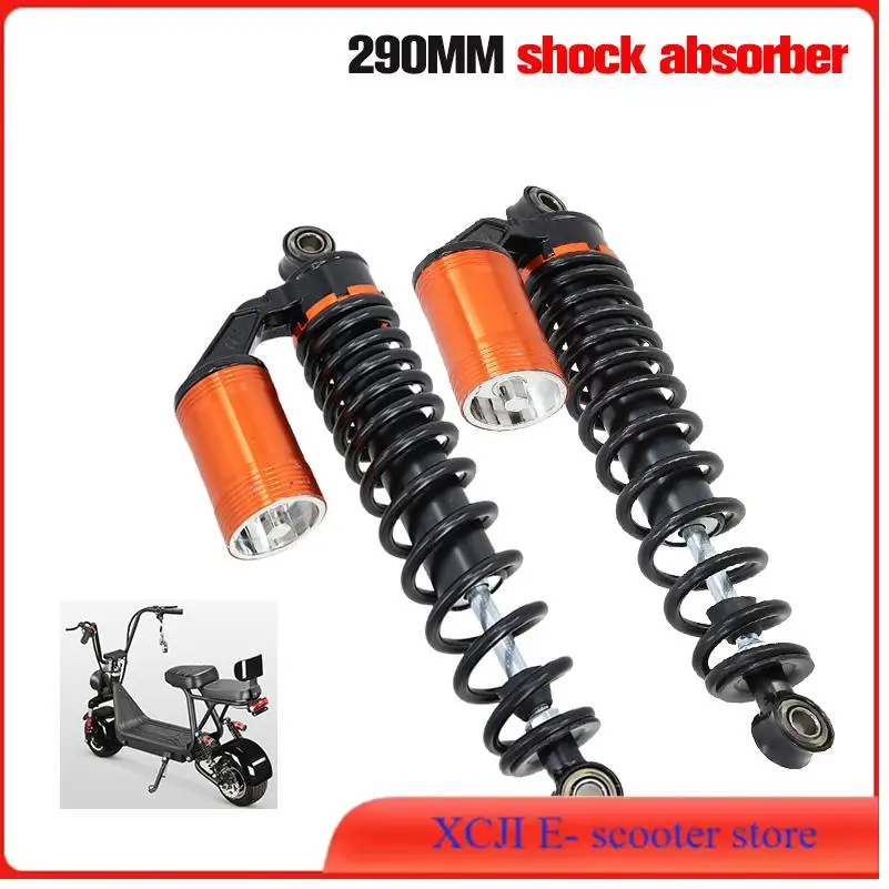 

NEW Spring Rear Shock Absorber 290MM With Decorative Airbag Rear Damping For Citycoco Modified Accessories parts
