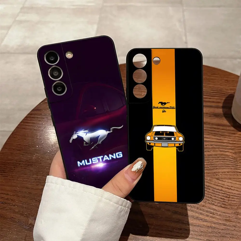 

Sport Car Brand Mustang Phone Case For S23 Samsung S24 Ultra S22 S20 Fe S21 Plus Galaxy A54 A34 A24 A53 M54 Note 20 Cover