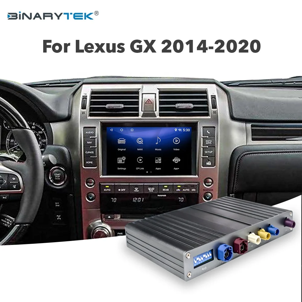 NewFor Lexus GX 2014-2020 Android Interface Module with Wireless Android Auto & CarPlay Qualcomm Binarytek