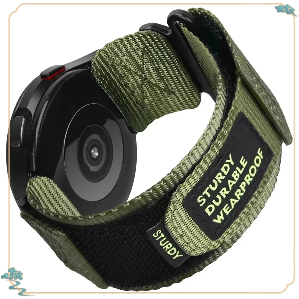22 mm 20 mm Camouflage-Nylonarmband für Samsung Galaxy Watch 7 6 5 4 40/44 mm 6 Classic 43 47 mm Band für Huawei Watch GT5 4Pro Band
