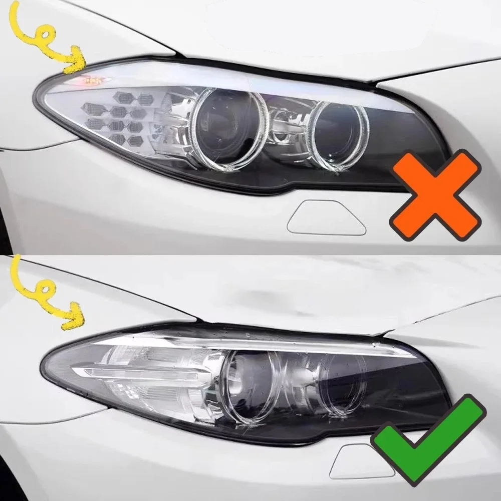 لسيارات Bmw 5 Series F18 F10 2014-2017 Drl لوحة دليل الضوء دليل أنبوب المصباح النهار تشغيل ضوء دليل عين الملاك