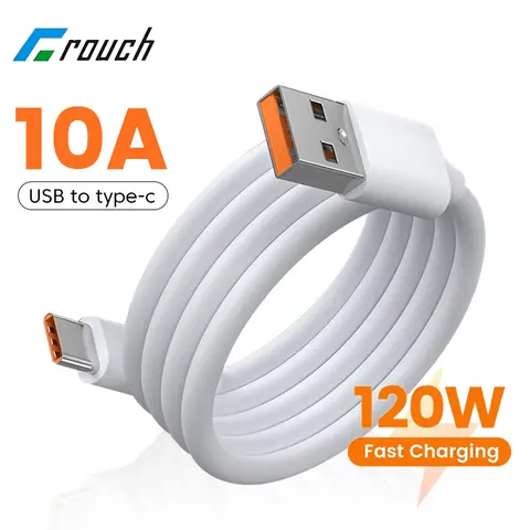 10A 120W 고속 충전 데이터 케이블 USB C-USB 유형 C 케이블, 삼성 Xiaomi Huawei Mate 40 50 빠른 충전 USB C 케이블