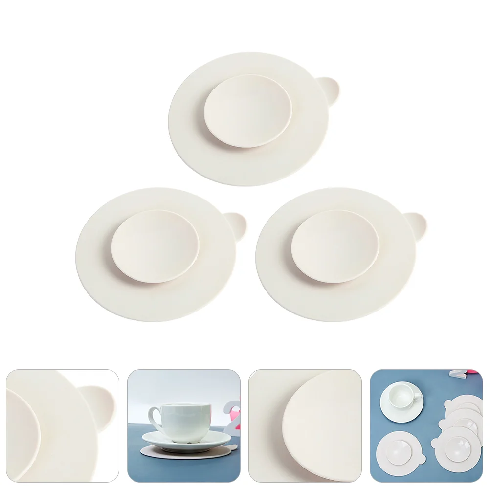 3 Pcs Silicone Pad Baby Bowl Mats Placemat Plate Holder Non Food Grade Safe Toddler Dining Tableware Pads Easy