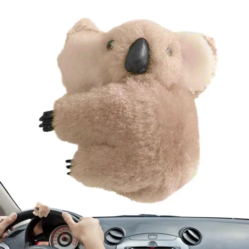 Mini Koala Plush Cute Koala Bear Plush Doll Car Interior Dashboard Ornament Backpack Bag Charm Car Center Console Ornament For