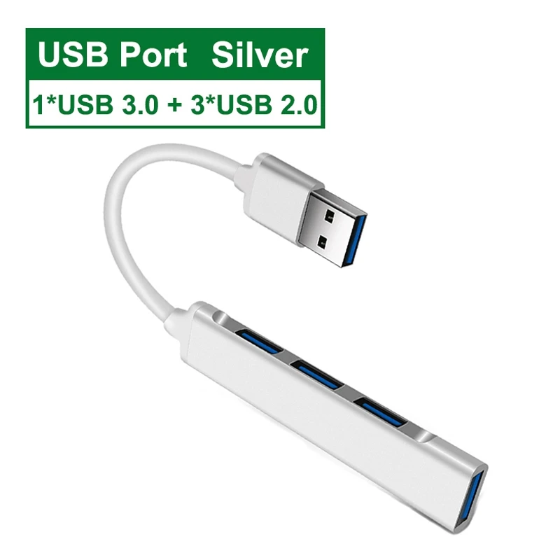 USB HUB 3.0 2.0 Multi 4 Port Splitter USB Adaptor Expander for Lenovo Macbook Pro Air Laptops