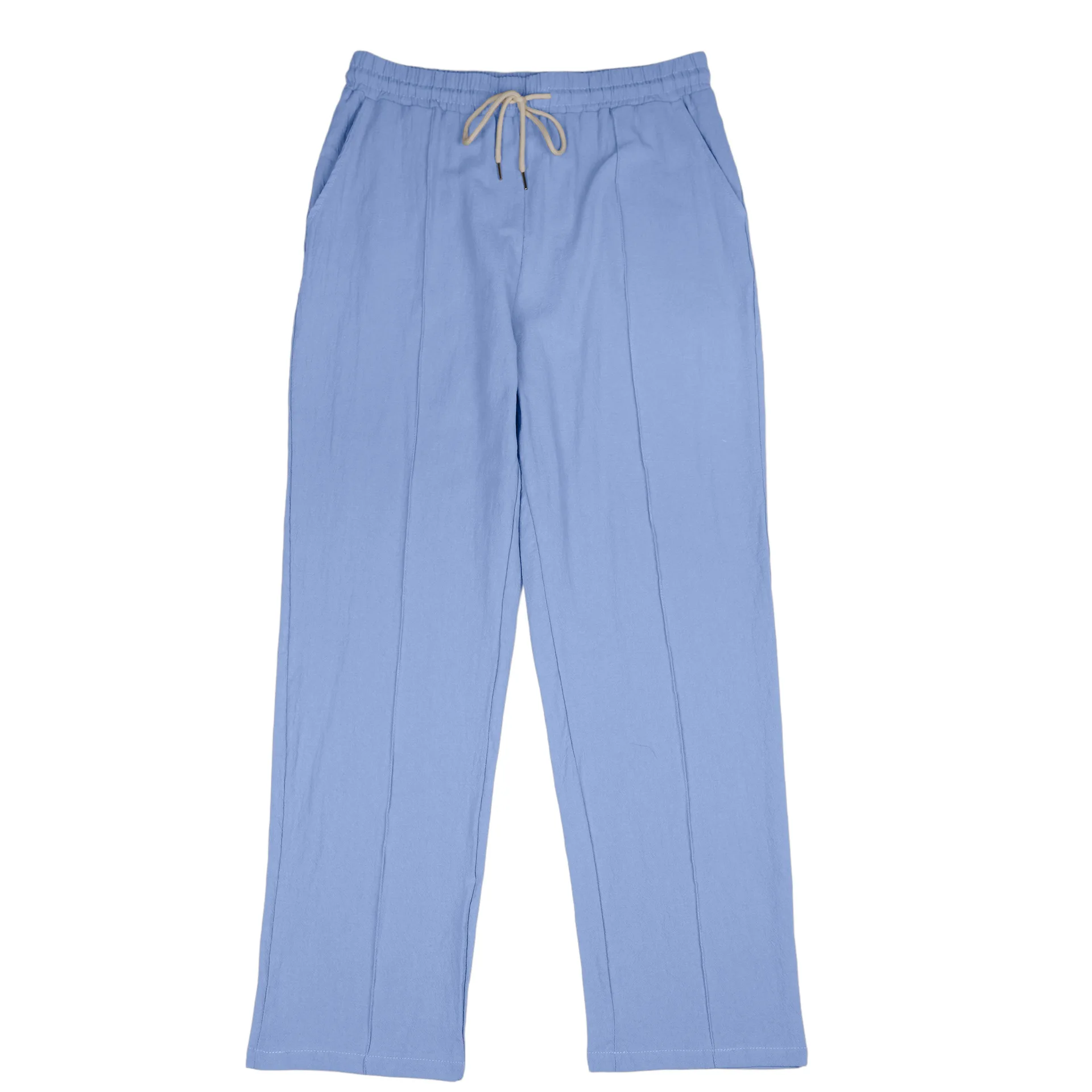 

Мужские повседневные льняные брюки свободного кроя с завязками, дышащие, новинка весны 2026 года, для трансграничной торговли