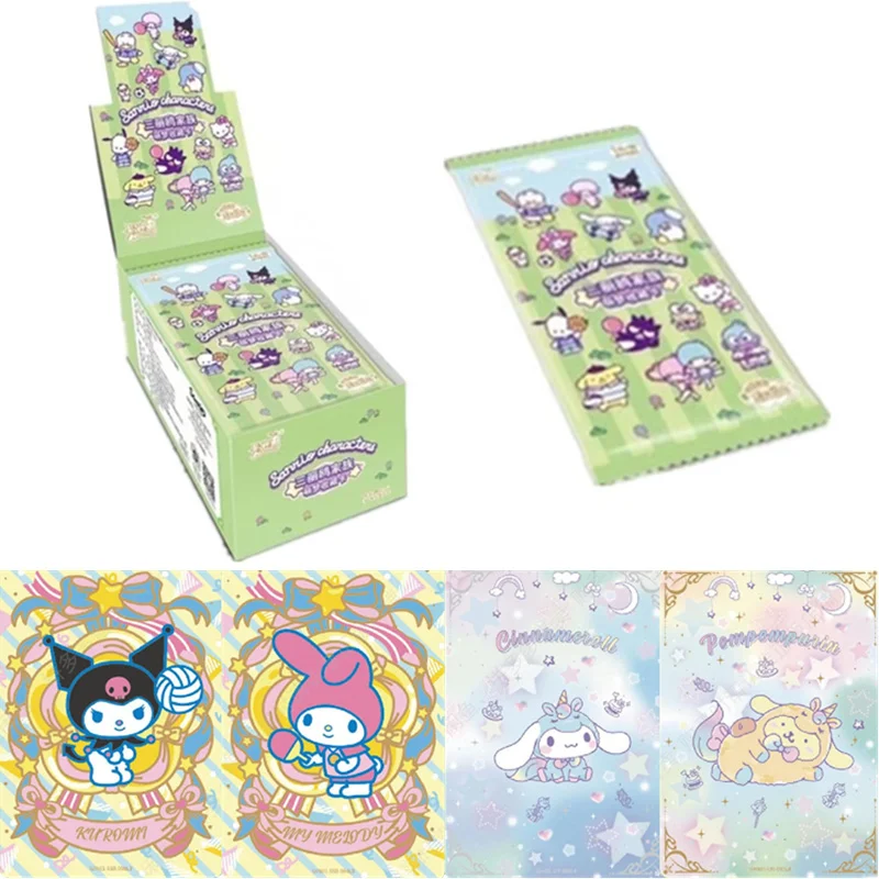 KAYOU Genuine Sanrio Card Mengmeng Classic Pack Vitality Film Sanrio Family Series Anime Collectible Cards Kids Toys Gifts