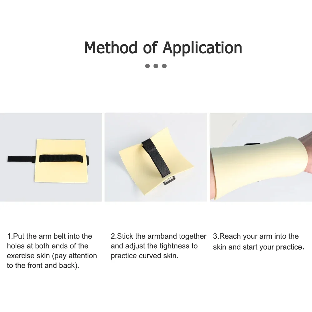 One Blank Tattoo Practice Skin Tape Bandage Microblading Silicone Artificial Fake Leather For Arm Leg Tattoo Practice Tool