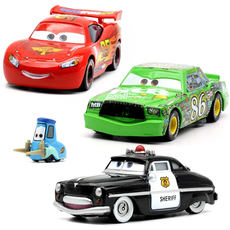 

Disney Pixar Cars Mini Racing Car McQueen Chick Hicks 1:55 Diecast Vehicles Metal Alloy Car Toy Model Collection Christmas Gift