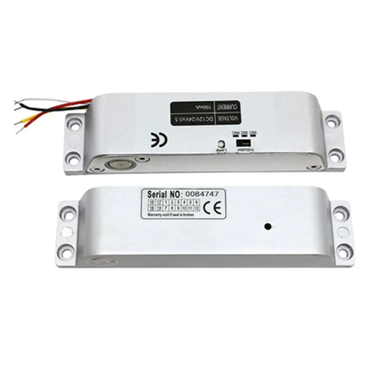AA14 Electric Drop Fail Safe Secure DC12V with Adjustable Time Delay for Access Control Electronic Mortise Locks,A