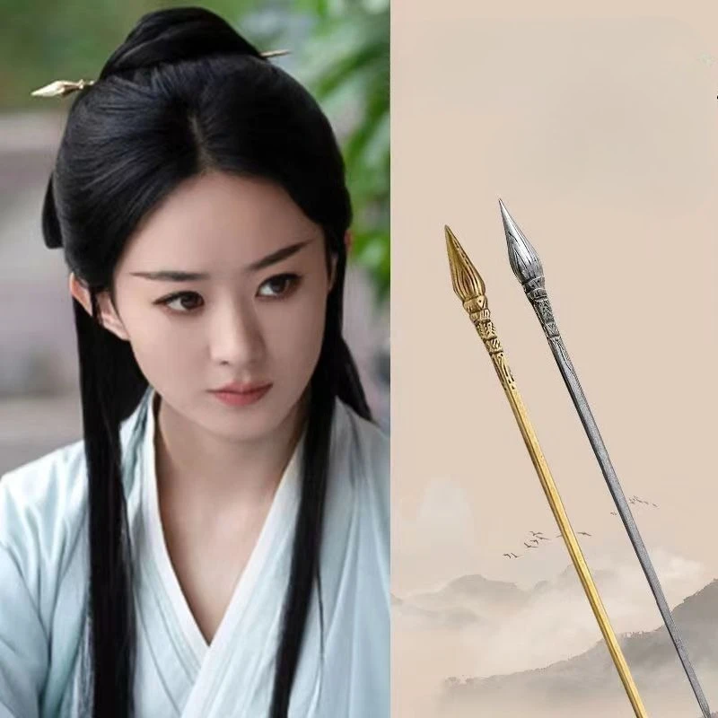 نفس نمط دبوس الشعر كما فنغ شينغ شين لي كم السهم دبوس الشعر المعدني العتيقة السهم دبوس الشعر للجنسين دبوس الشعر وإكسسوارات الشعر