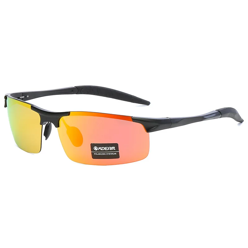 KDEAM Luxury brand Aluminum Magnesium Metal Glasses HD Polarized Driver Driving Sunglasses Outdoor Sports Sun Glass KD8177S