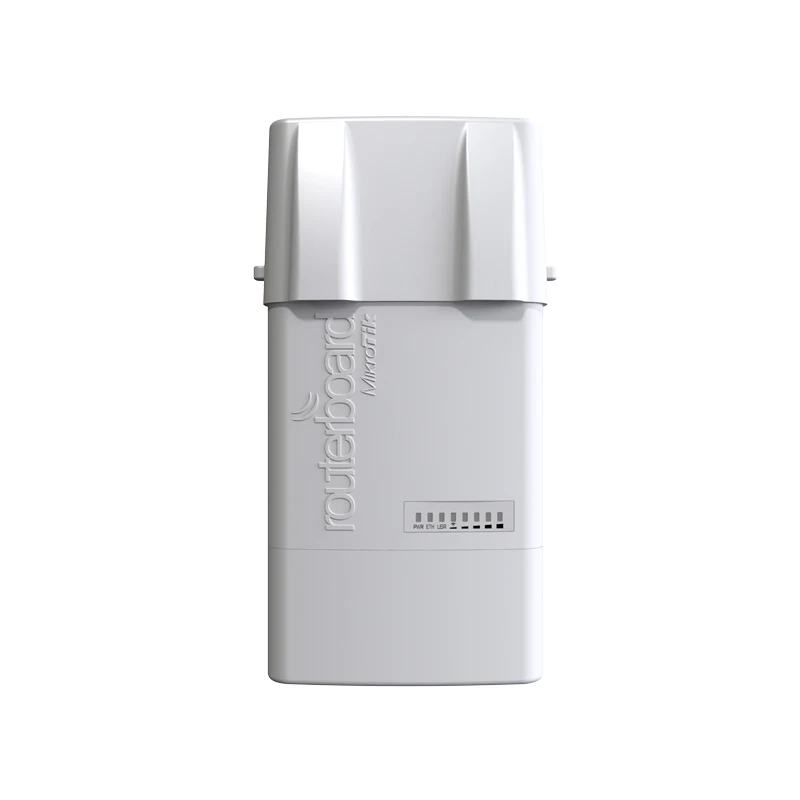 MikroTik RB912UAG-2HPnD-OUT Outdoor Wireless Bridge Access Point, 2.4Ghz Integrated AP Backbone CPE, 2xRPSMA Connectors, 300Mbps