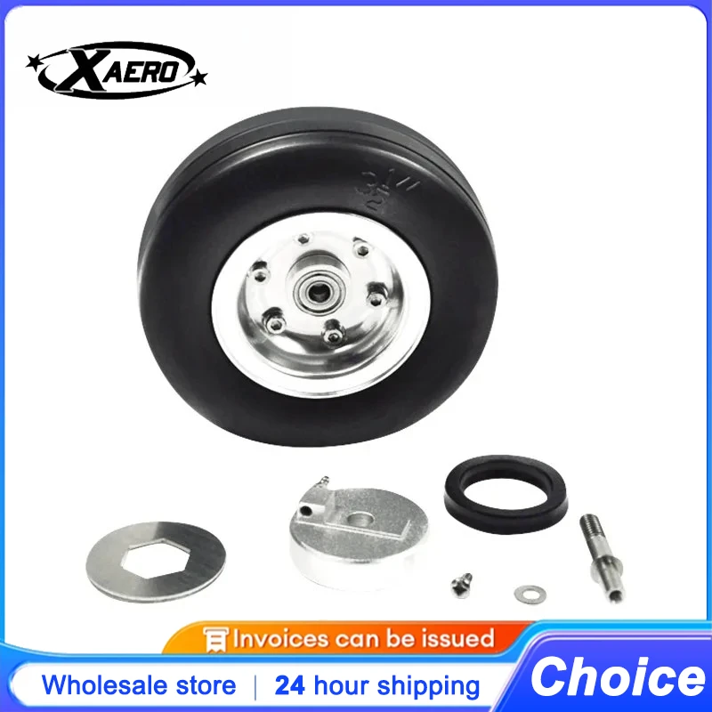 

XAERO 1 шт. RC самолет шасси с алюминиевой ступицей резиновая шина подшипник тормозного колеса сменный аксессуар