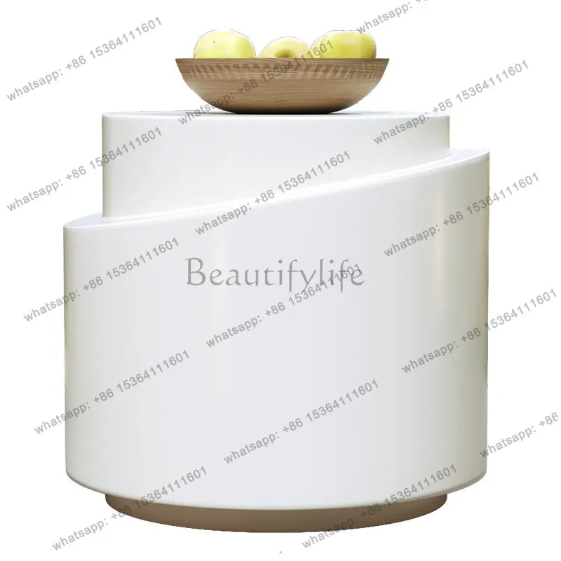 Living room hotel sofa magnesium oxide coffee table outdoor creative decoration small coffee table simple home