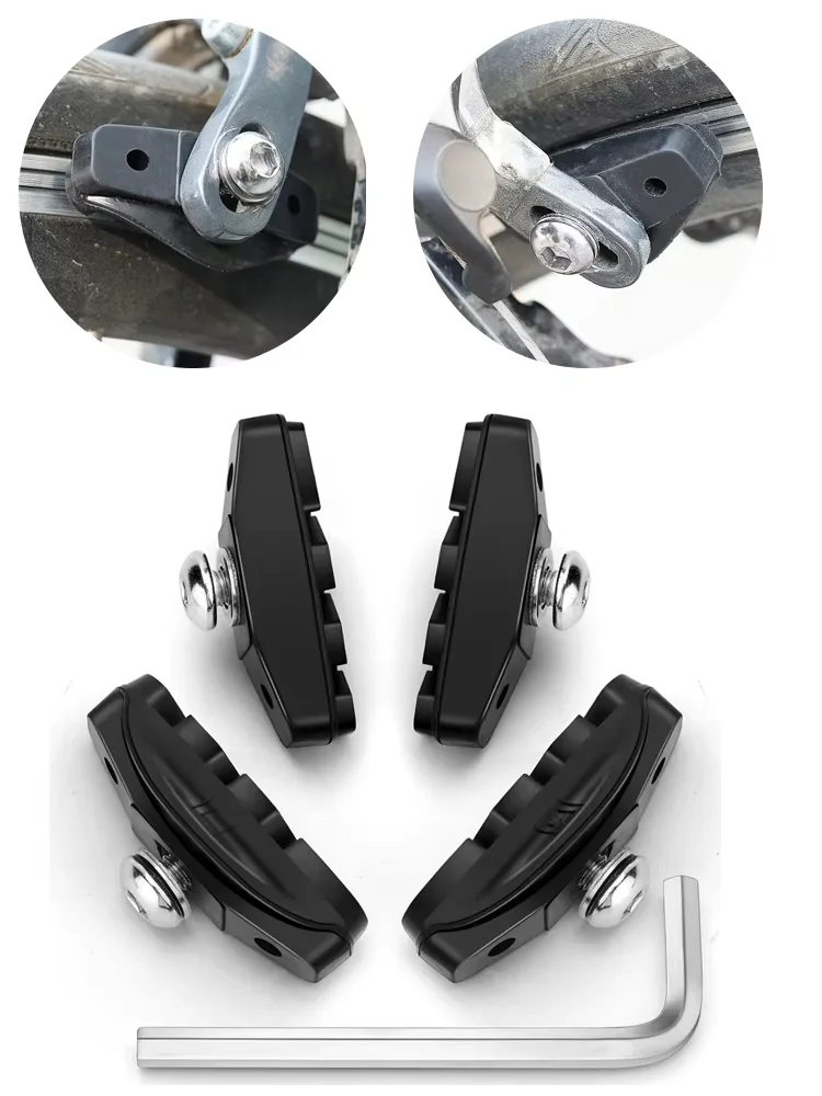 AliExpress NONE Road Bike Brake Pads Bike 50 mm with Professional Installation Tool Caliper Brake Blocks Come with Wrench