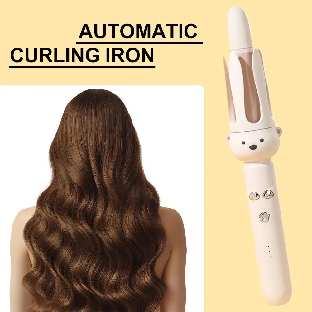 

Automatic Hair Curler 28mm Negative Ions Electric Ceramic Rotating Stick Hair Styler Anti-Tangle Waves Curl Curling Iron Cu C0Y2