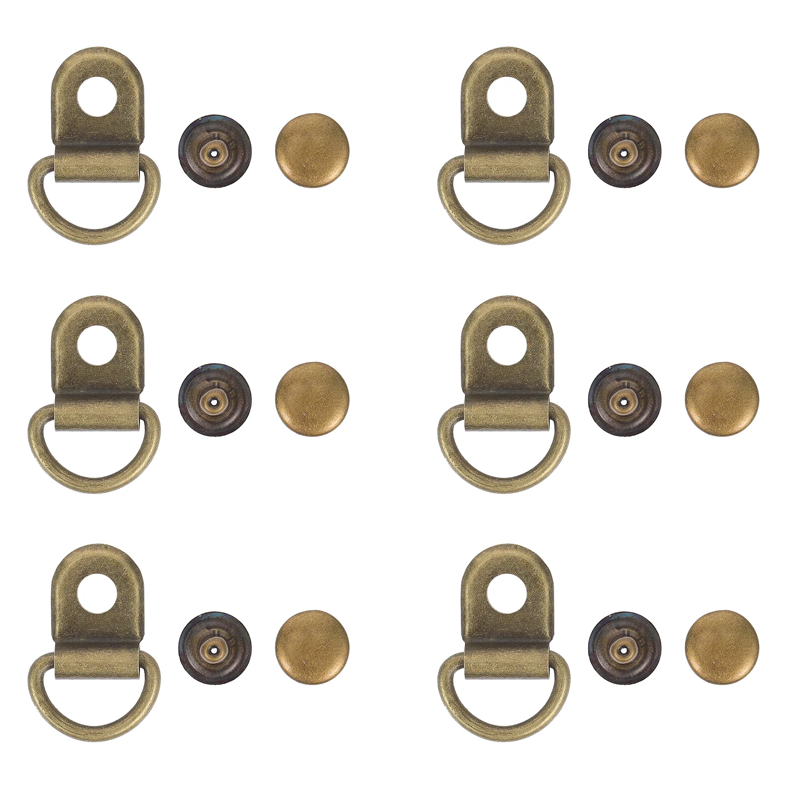 

30 Sets Canvas Tote Bag DIY Carabiner Handbag Button Metal Snap Reusable Shoes Buckle