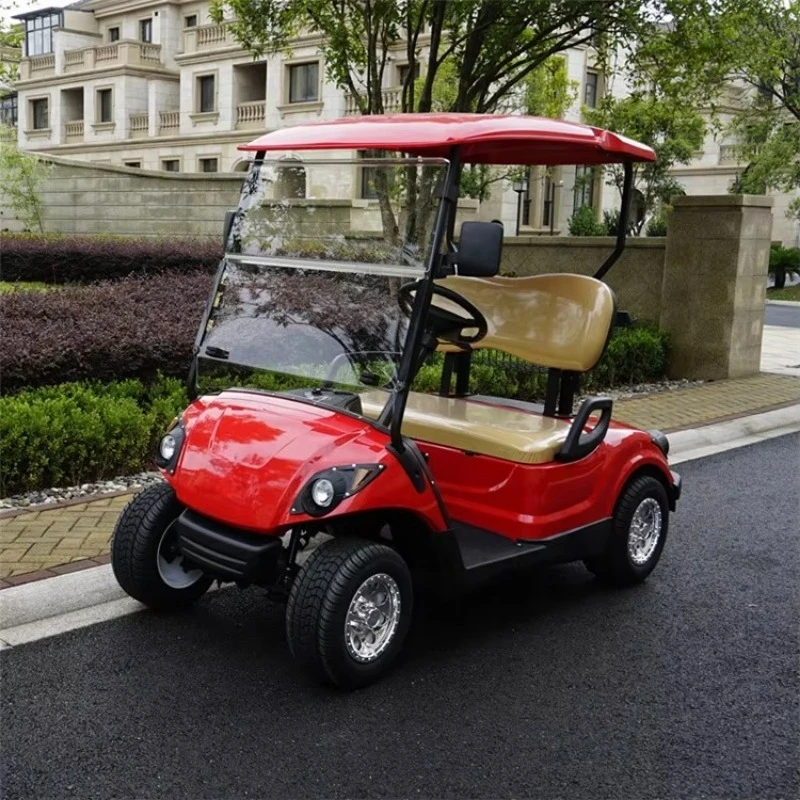 Made in China with CE Certified Low Speed 4 Wheel 2 Seater Electric Golf Cart LXM