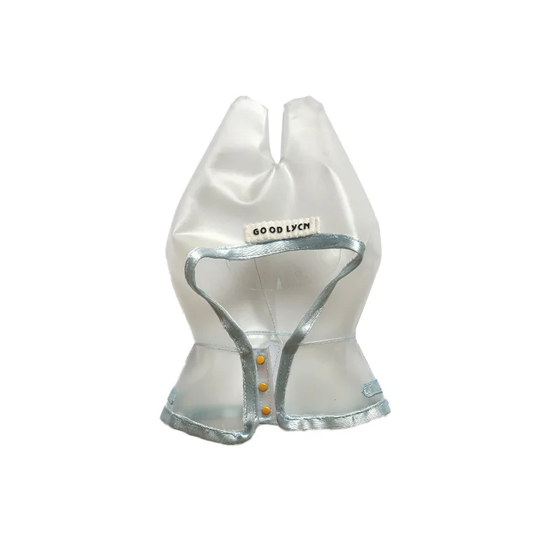 ل 17 سنتيمتر labubu v1/v2/v3 ملابس الصيف ملابس دمى أرنب الأذن معطف واق من المطر ل Labubu الزي لتقوم بها بنفسك Labubu الملابس هدية