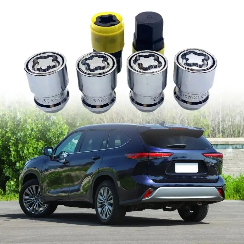A2BE Professional Wheel Security Lock Lug Carbon Steel for Most Car Models