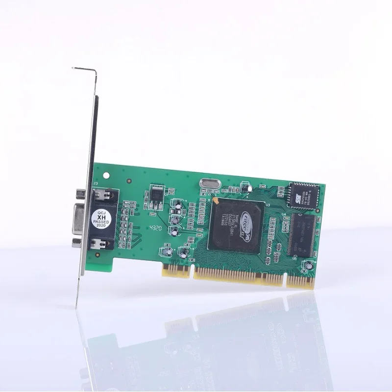 Desktop Computer PCI Graphics Card ATI Rage XL 8MB Tractor VGA 32Bit Multi-user