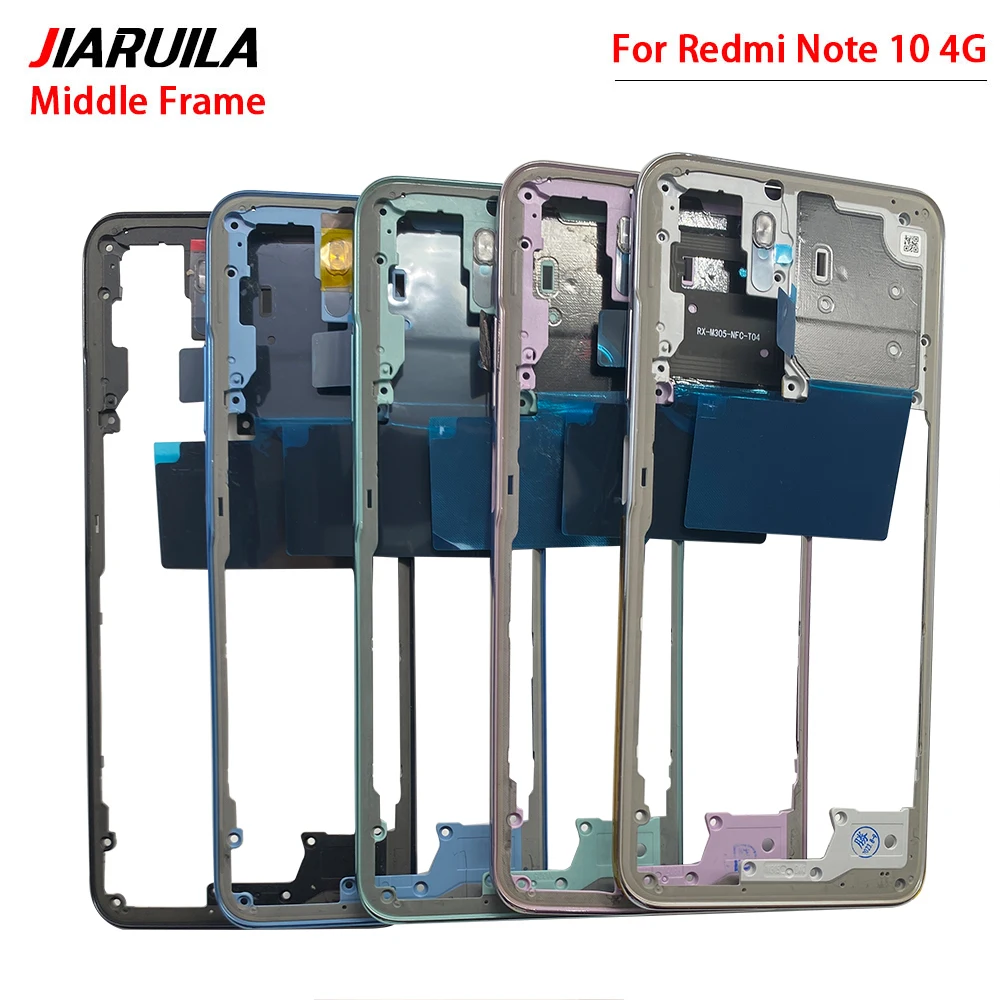 For Xiaomi Redmi Note 10 / Note 10s / Note 10 Pro Middle Frame Holder Housing Replacement Repair Parts