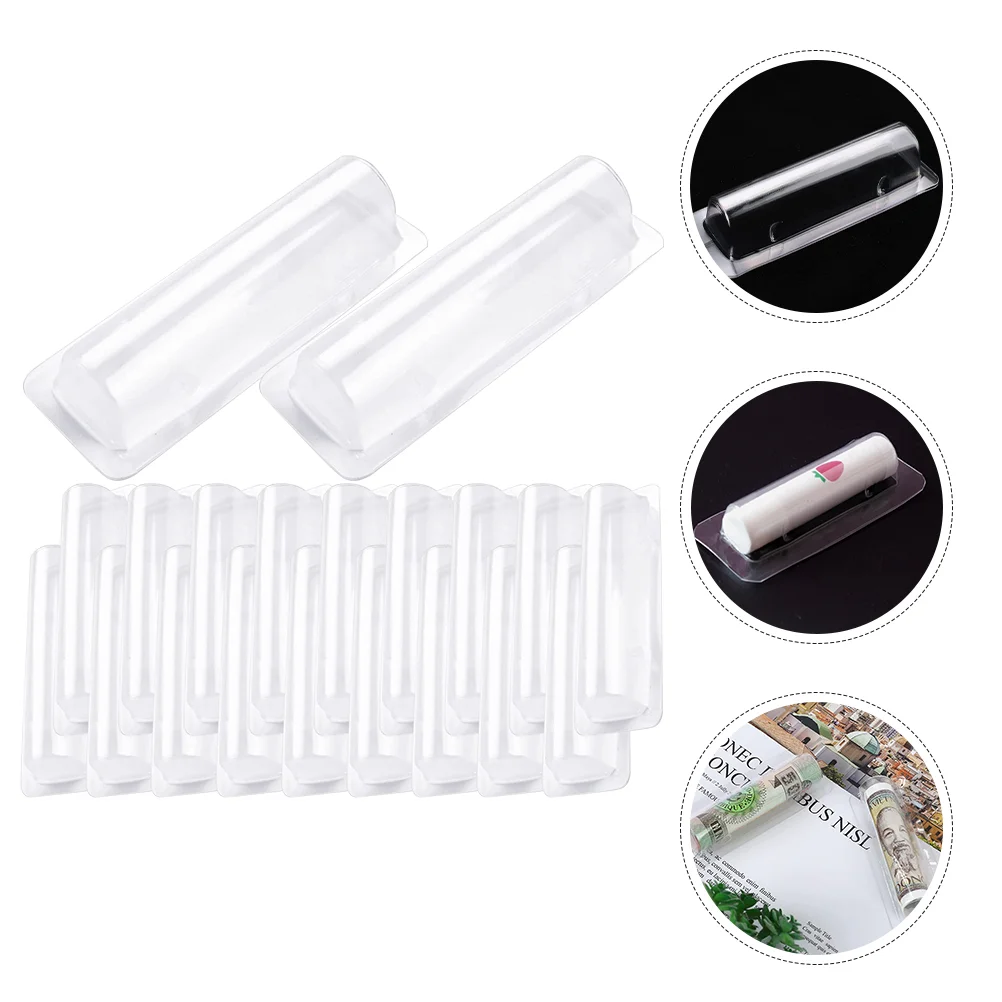 Pouches Money Holder Lipstick Blister Box Gloss Plastic Cards Domes Transparent Window