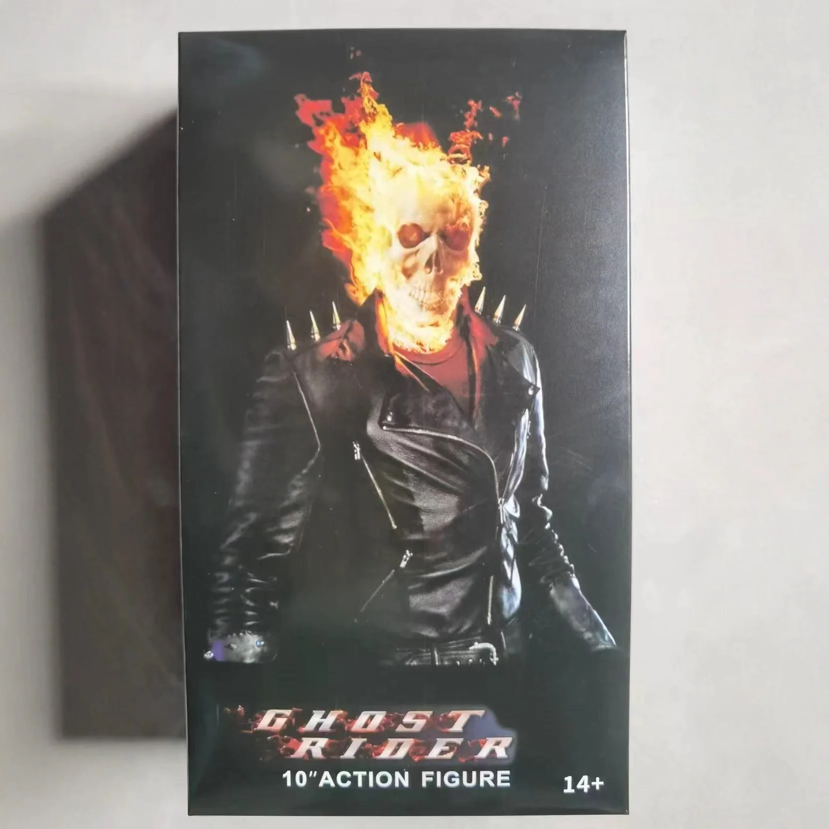 Hot Mov Ghost Rider Action Figure 10 Inch Jointed Movable Luminous Skeleton Super Hero Collectible Model For Adult Collection view 3