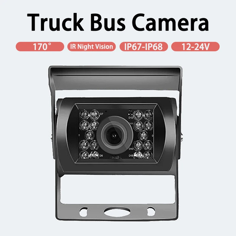 

Backup High-Definition Cameras IR Night Vision Waterproof View Monitor for RV Trucks Bus harvester Parking Assistance System