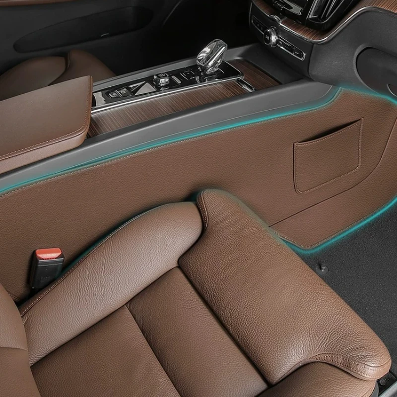 For Volvo XC60/XC90/S60/S90/V60/90 Interior Protection Pad Central Control Kick Pad on Both Sides Auto Interior Supplies Tools