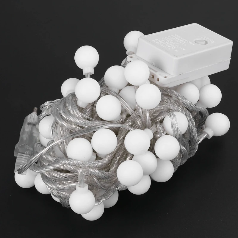 Stringa di lampada natalizia 220V 10M 60 LED Ball lampada a sospensione stringa spina europea