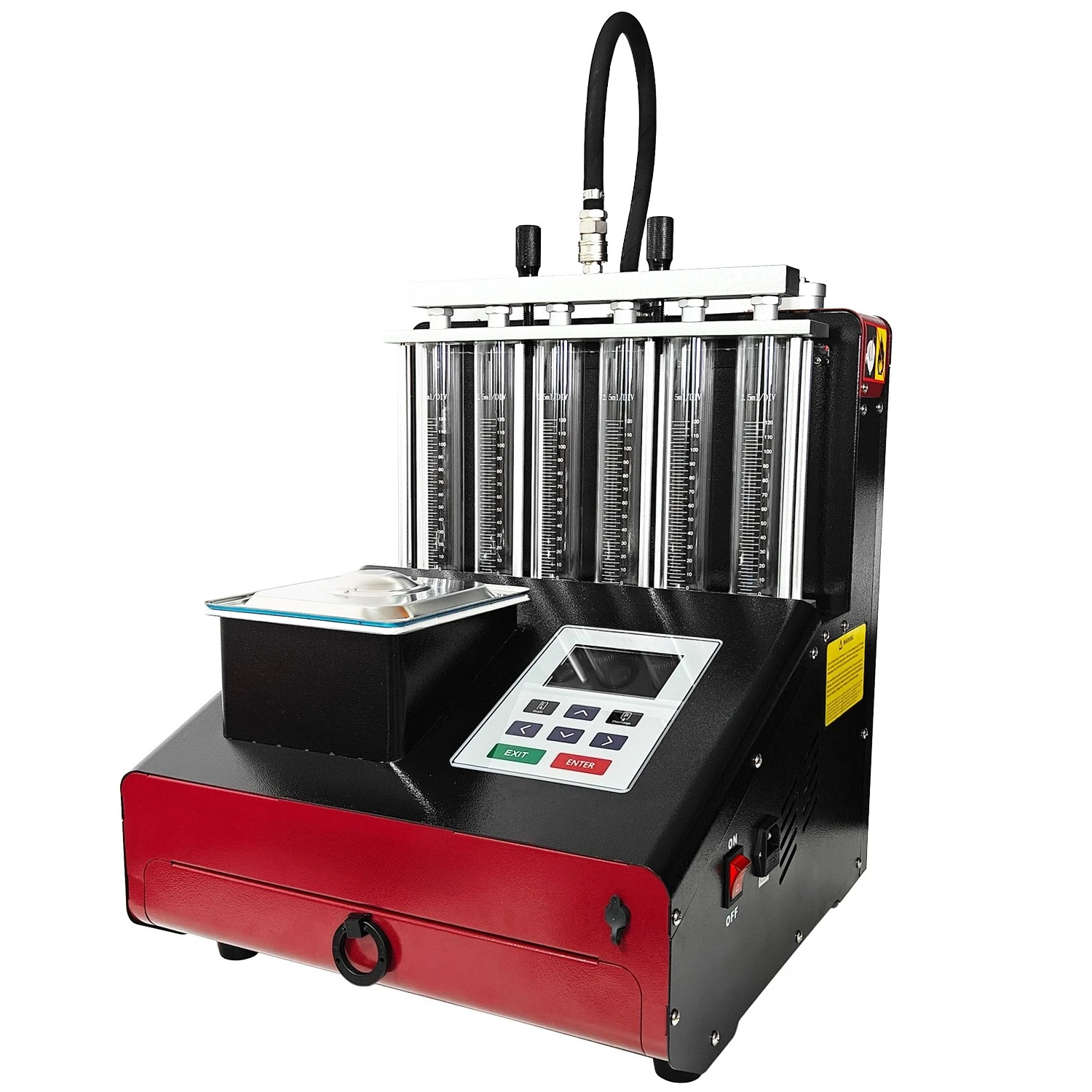 Car fuel injector cleaning machine