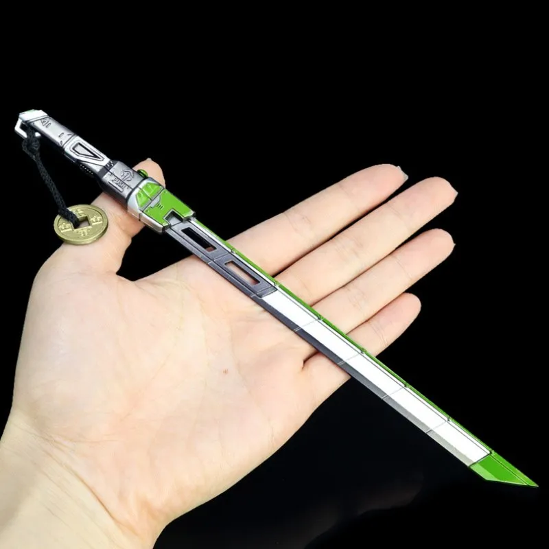 Apex ATIONS End Crypto Heirloom Biwon Blade Weapon Keychain, Game Anime, Katana Swords, Katana Knife, Boy peuvToys, Décoration Gift, 22cm