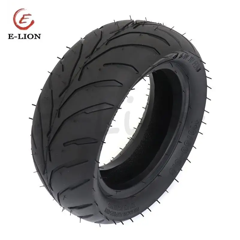 11Inch 110/50-6.5 Rear Tire& 90/65-6.5 Front Tire Bent Valve fits 49cc Mini Dirt Bike e Scooter Mini Moto