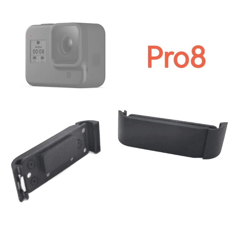 Replacement Battery Side Shield Door Lid Repair for Hero 8 Action Camera Waterproof Protectvie Cover Lid Caps