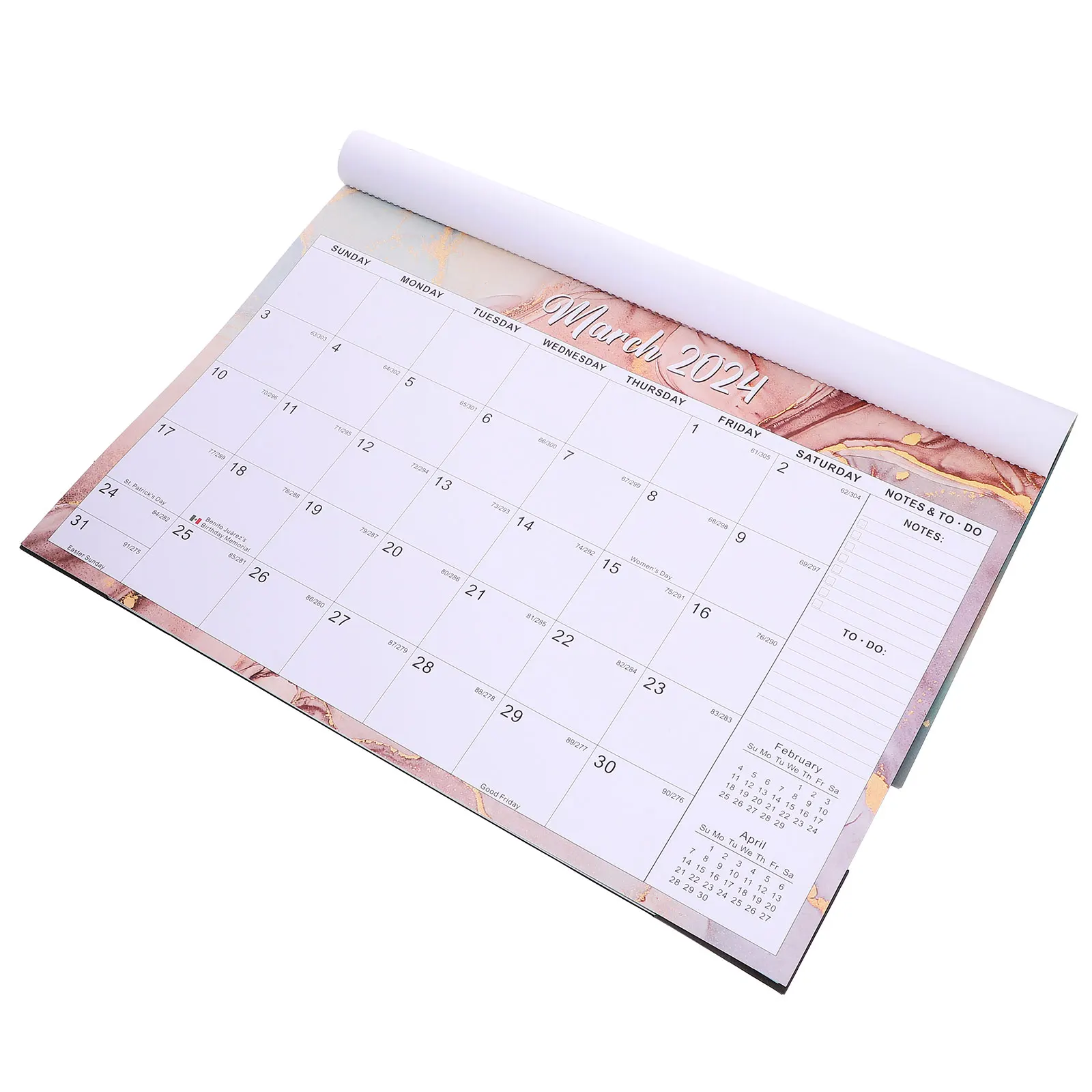 

English Calendar Wall Calendars Office Hanging Daily Mounted Room Family Paper Use
