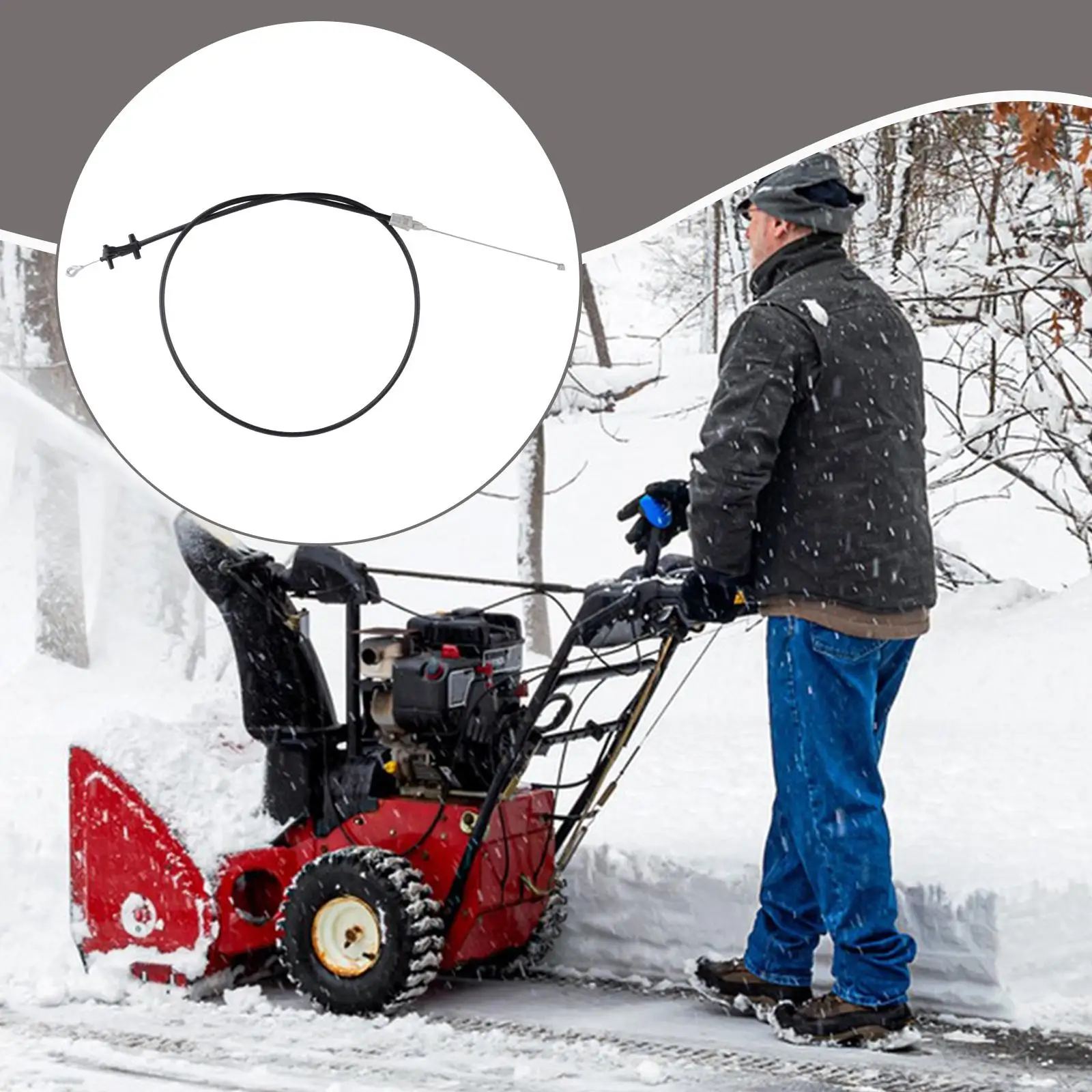 High Performance Speed Control Cable Thicken Rustproof 588122301 Replacement Line for Snow Blowers