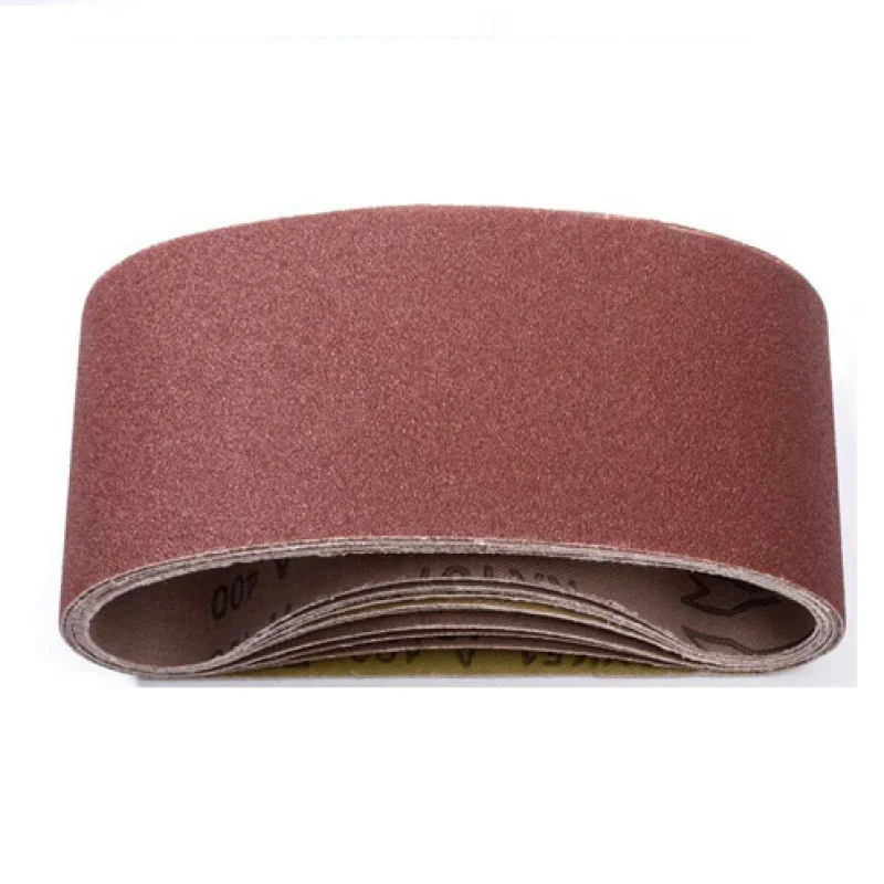 SATC 10pcs-set 16set-ctn 4 x 24 in Butt Joint Aluminum Oxide Sanding Belts 40 Grit Abrasive Belt OEM Diameter 100mm