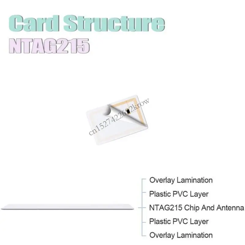 100PCS NTAG215 Card Tag Written By Tagmo Works With Switch Available For NFC Support R9CB