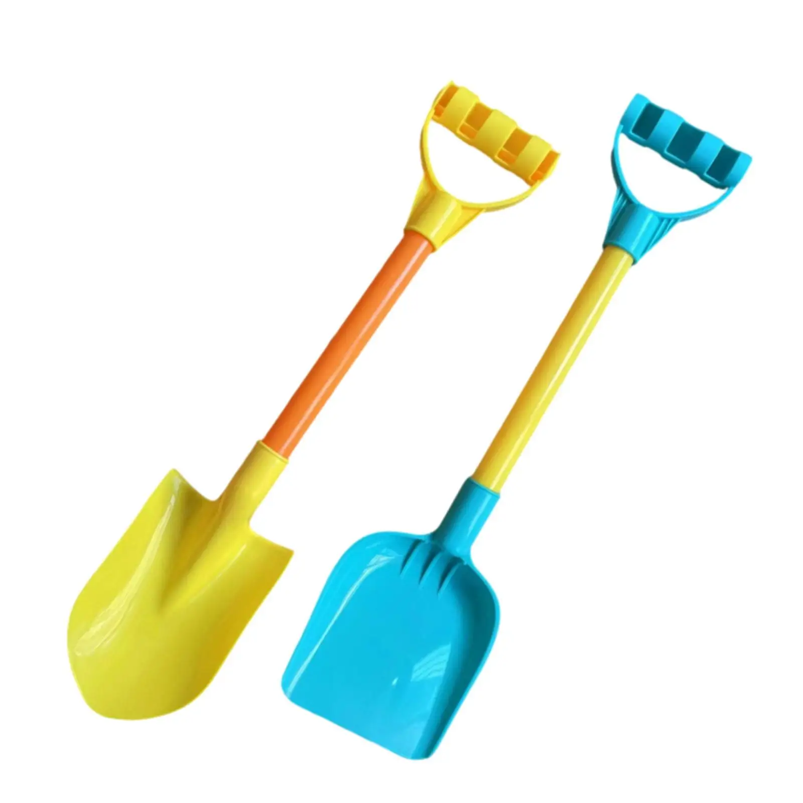 2x Sand Shovels Toys, Sturdy Snow Scoops, Kids Garden Tool Shovels Toys for