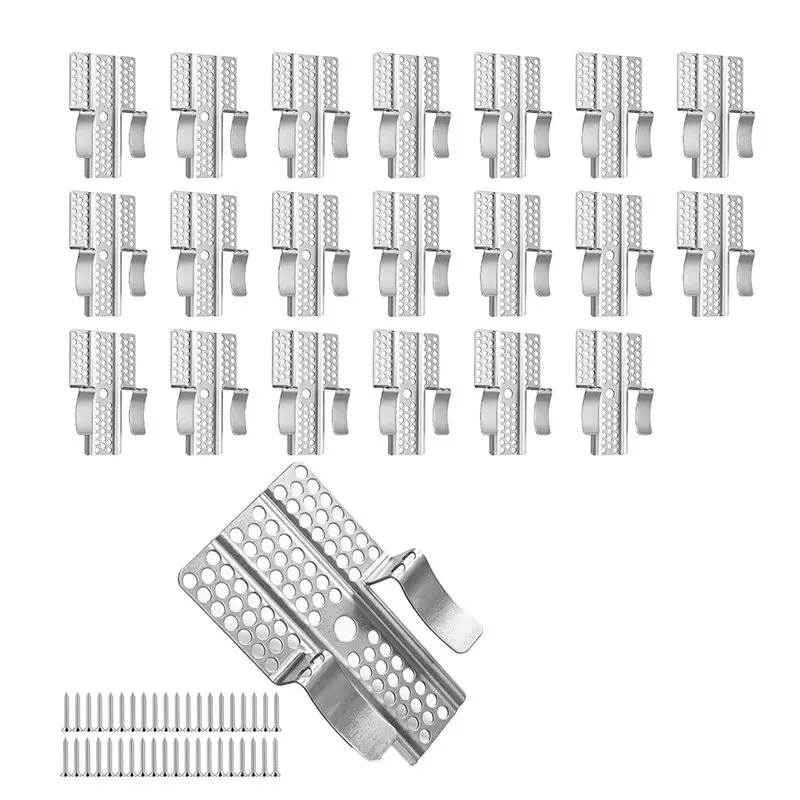 Hot Sale-20 Pack Drywall Repair Clips,Easy Install Drywall Clip Drywalls Patch Clip Drywall Repair Kit For Damaged Wall Sheetroc