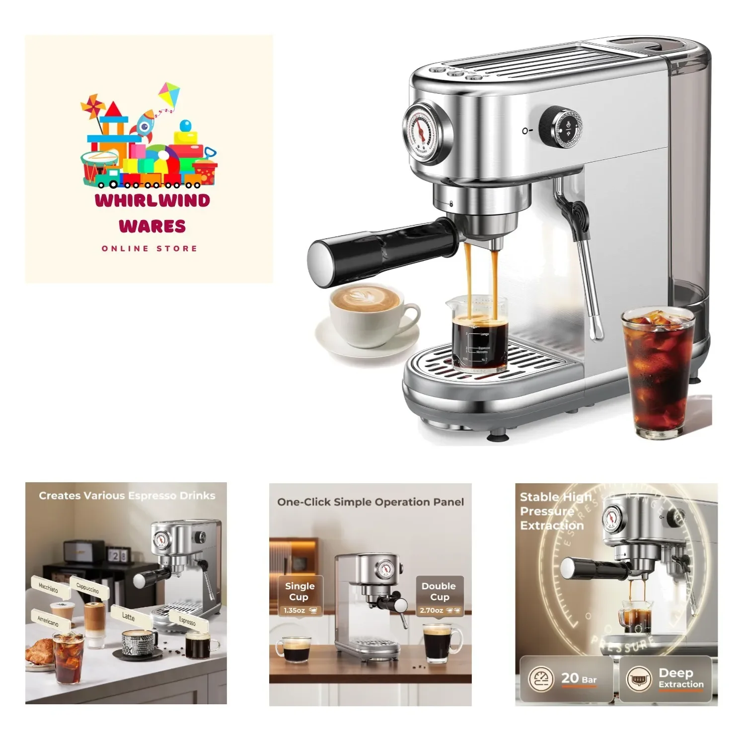 Espresso Machine Wi…