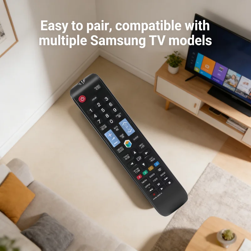 Replacement Remote Control for Samsung LED LCD Smart TV Models AA59-00582A AA59-00594A AA59-00581A - Universal Smart TV Remote C