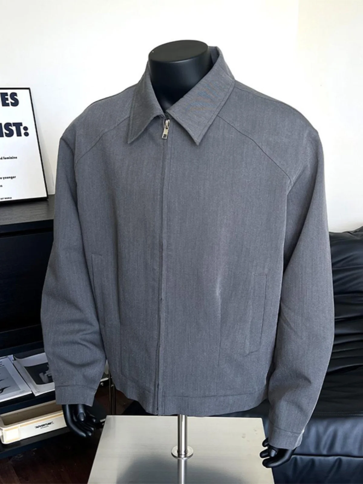 

Мужская утепленная куртка из хлопка однотонного цвета с подплечниками, свободного кроя, модная, осенне-зимняя