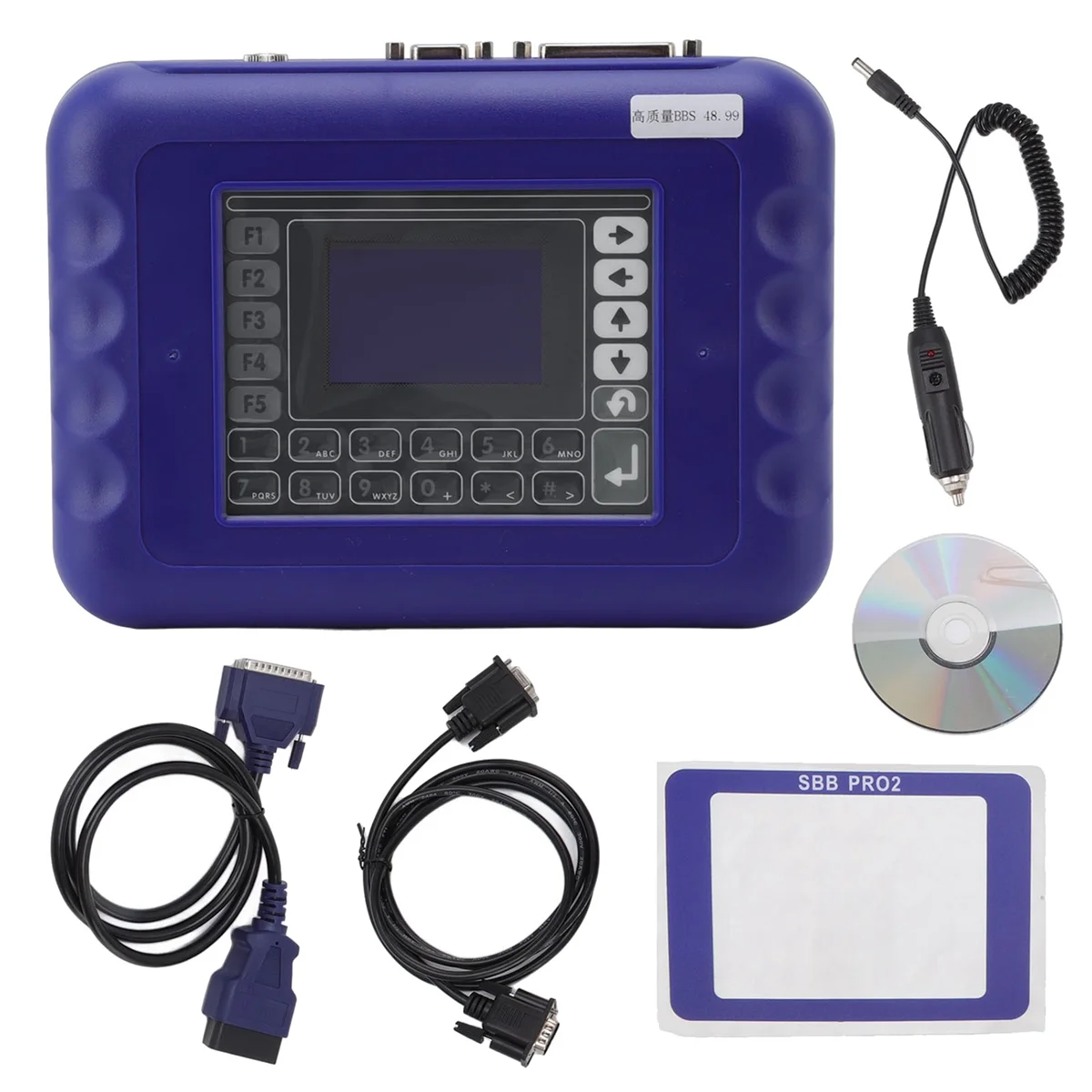 

SBB V48.99 Sbb Pro2 Obdii Key Programmer Auto Key Transponder Sbb Pro 48.99 Update of 46.02 Pin Code Function