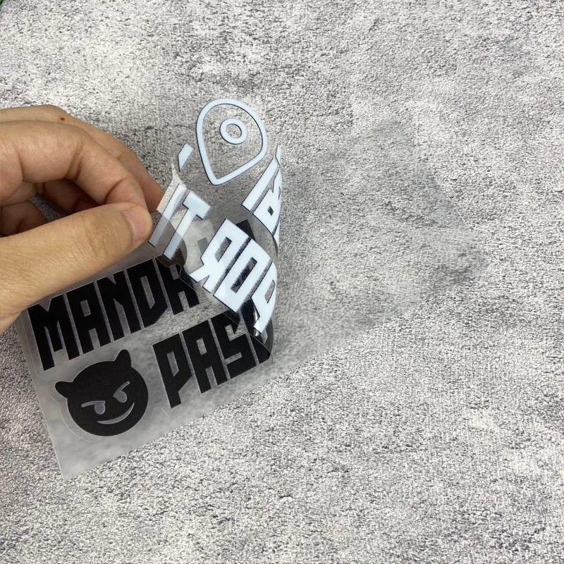 Autocollants de moto espagnols avec lettres amusantes, 2 pièces, imperméables, pour réservoir de carburant, carénage avant, Scooter électrique, autocollants en vinyle