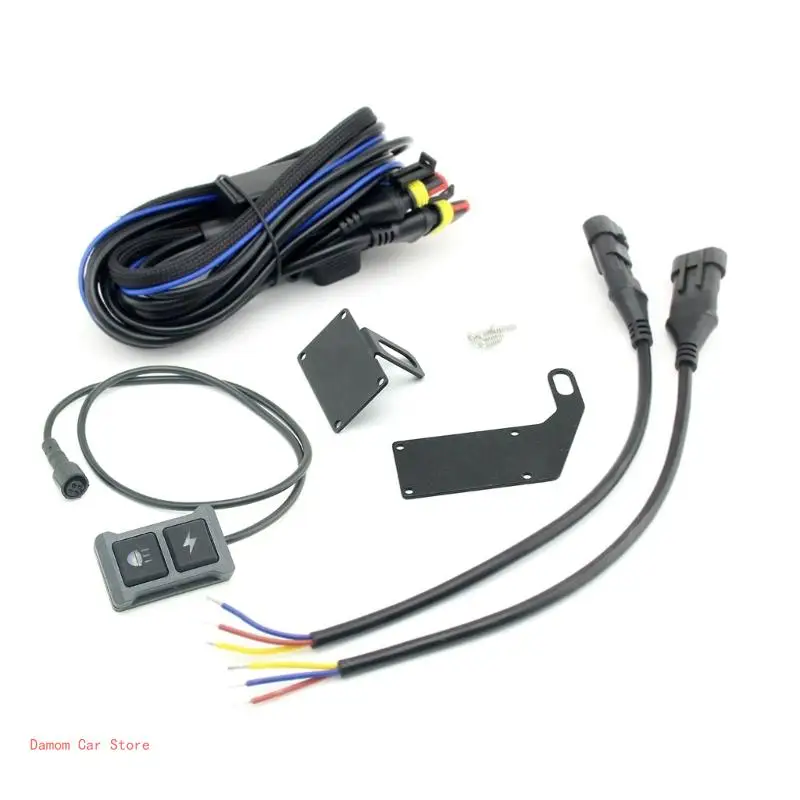 

Led Fog Light Lamp Relays Wire High Low Beam Motorcycle Spotlight Cable